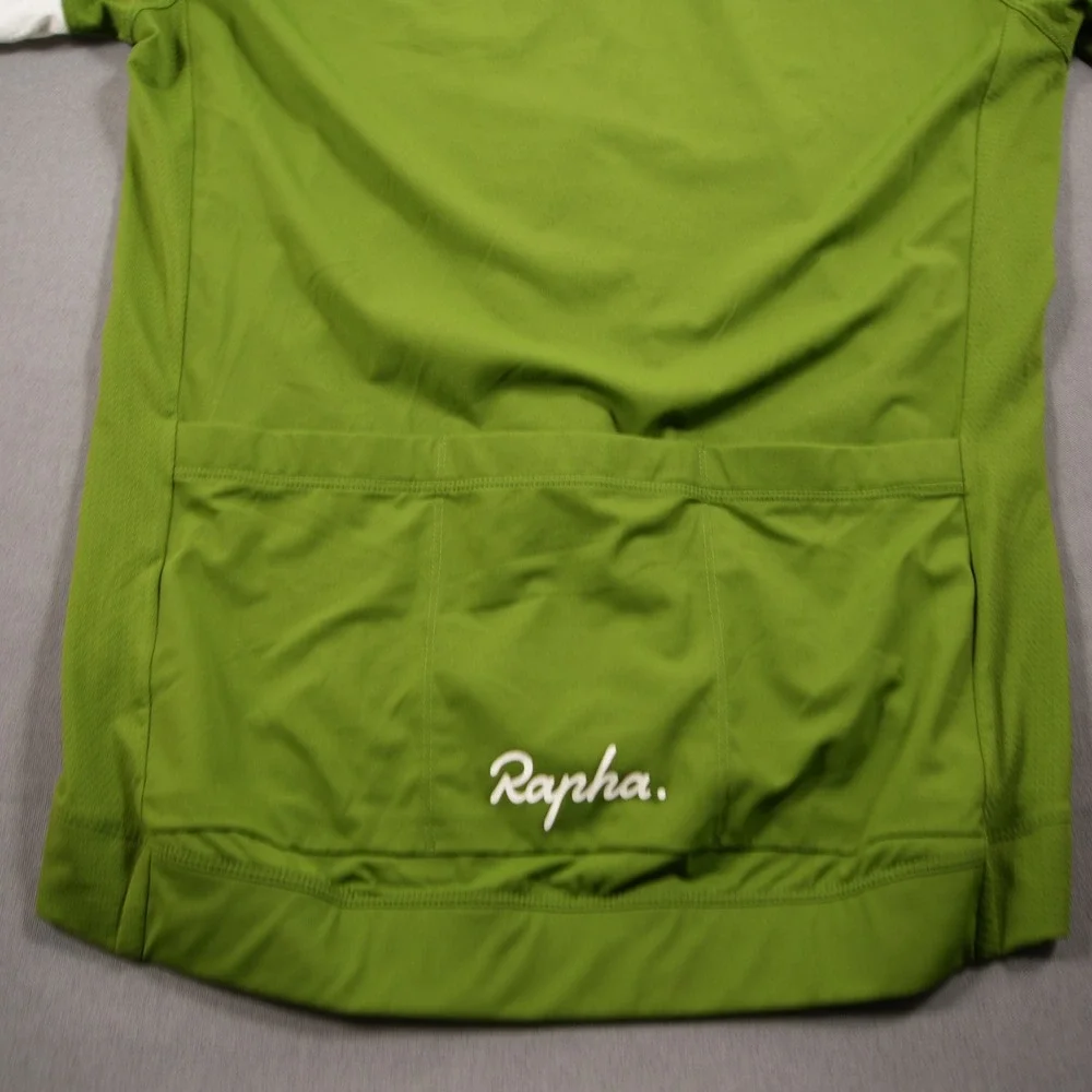 Rapha Core Lightweight Short Sleeve Men Cycling Jersey L Performance Green White